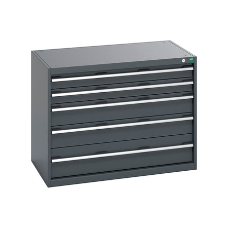 Bott Cubio 5 Drawer Cabinet 1050 Anthracite Grey
