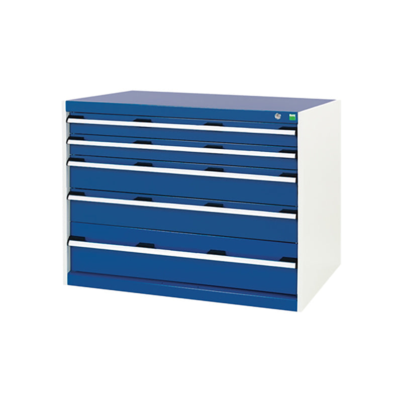 Bott Cubio 5 Drawer Cabinet 1050 Gentian Blue