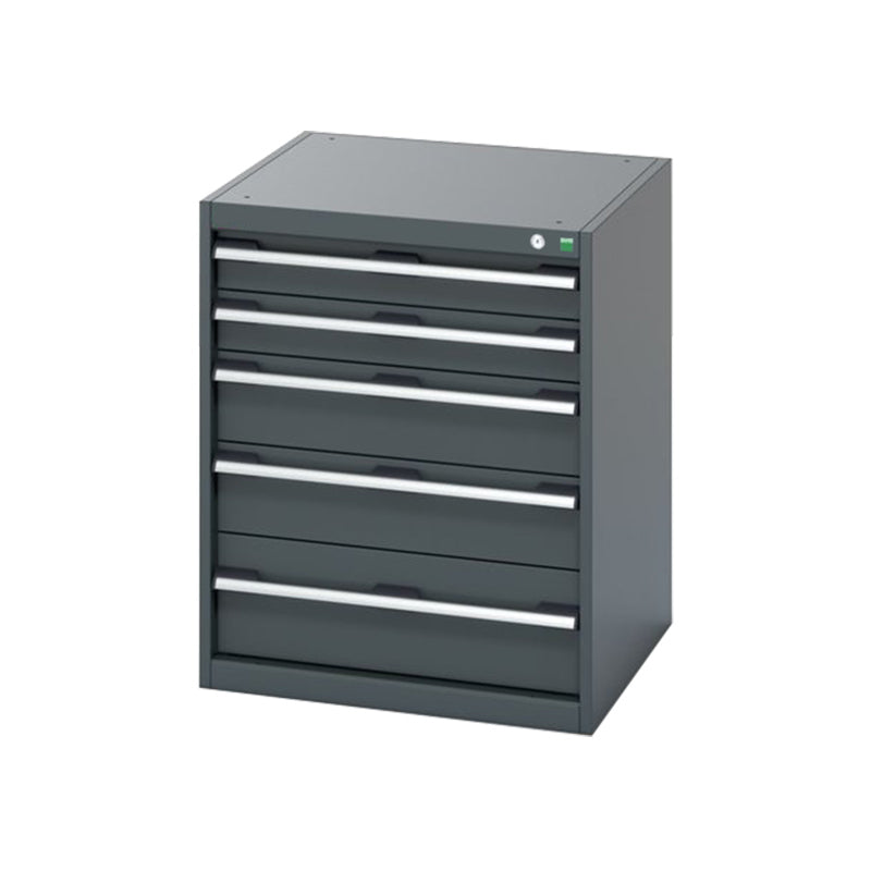 Bott Cubio 5 Drawer Cabinet 650 Anthracite Grey