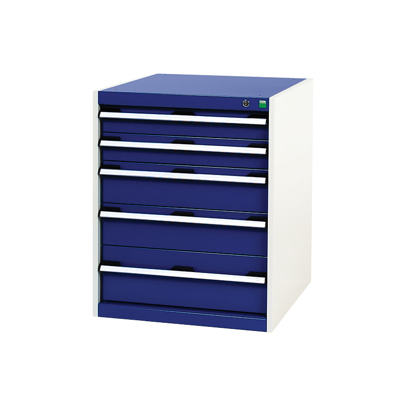 Bott Cubio 5 Drawer Cabinet 650 Gentian Blue