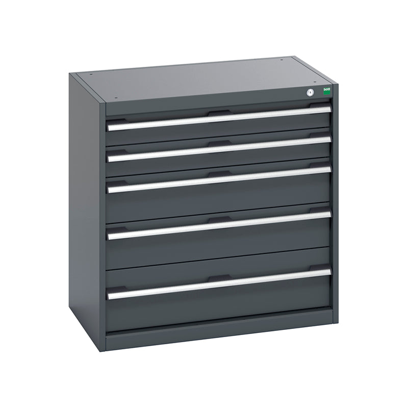 Bott Cubio 5 Drawer Cabinet 800 Anthracite Grey