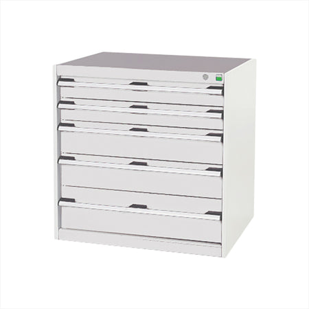Bott Cubio 5 Drawer Cabinet 800 Light Grey