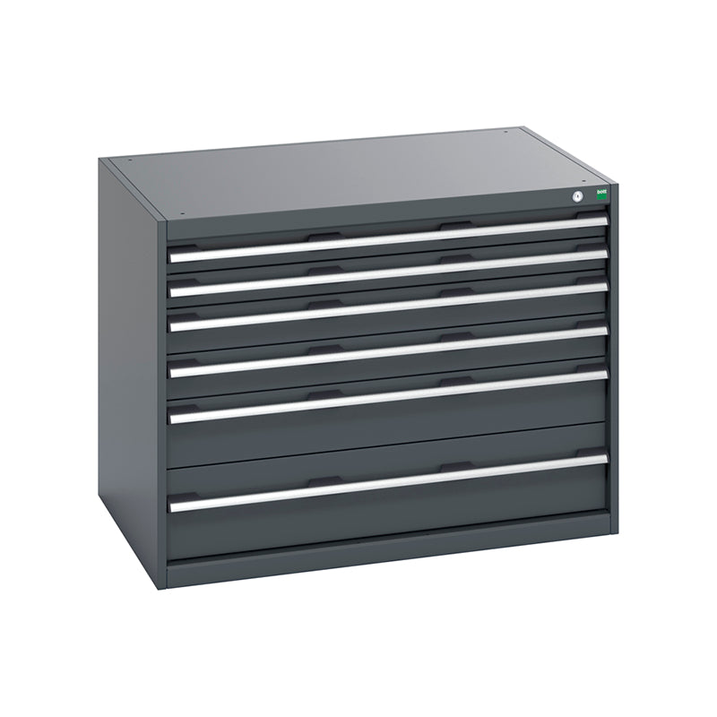 Bott Cubio 6 Drawer Cabinet 1050x800mm Anthracite Grey