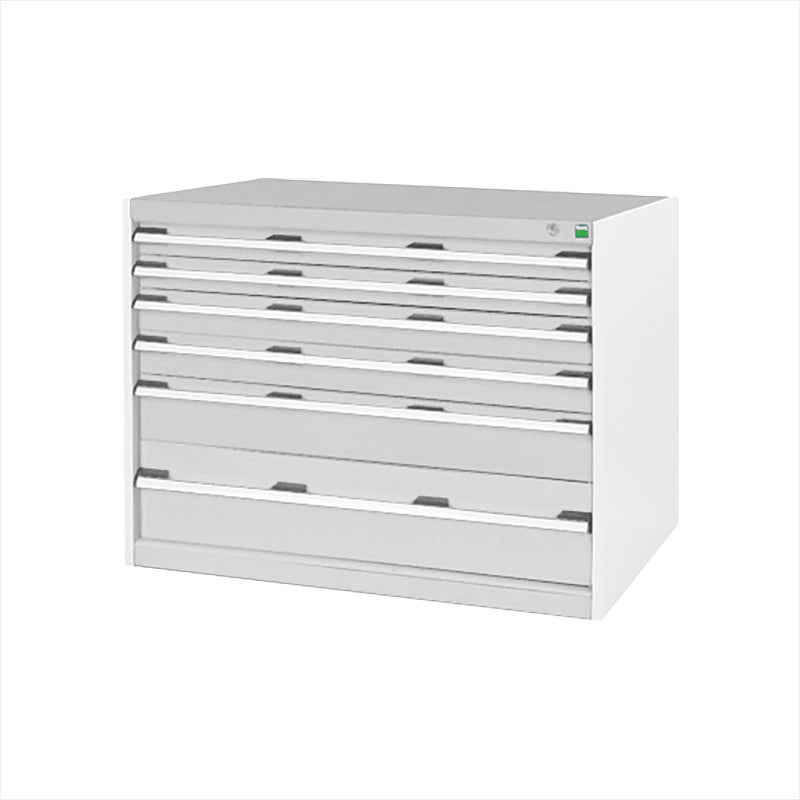 Bott Cubio 6 Drawer Cabinet 1050x800mm Light Grey