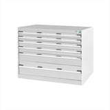 Bott Cubio 6 Drawer Cabinet 1050x800mm Light Grey