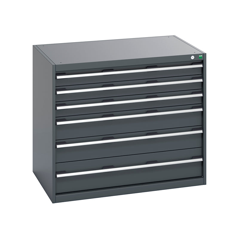 Bott Cubio 6 Drawer Cabinet 1050x900mm Anthracite Grey