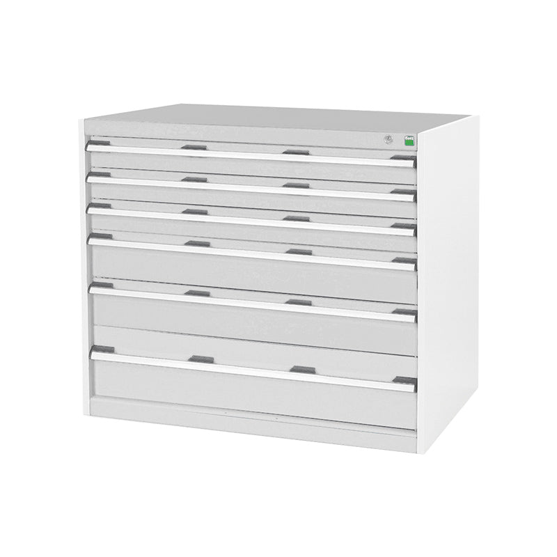 Bott Cubio 6 Drawer Cabinet 1050x900mm Light Grey