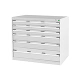 Bott Cubio 6 Drawer Cabinet 1050x900mm Light Grey