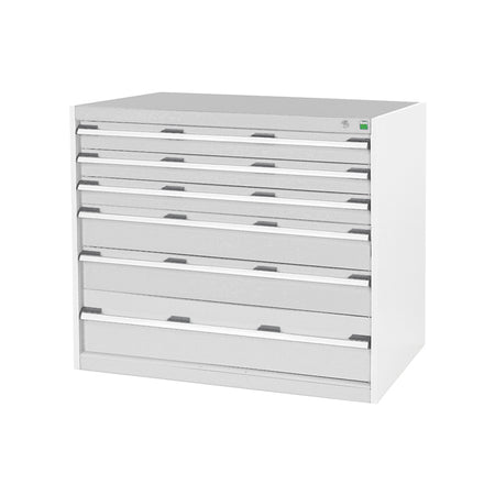 Bott Cubio 6 Drawer Cabinet 1050x900mm Light Grey