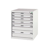 Bott Cubio 6 Drawer Cabinet 650x800mm Light Grey
