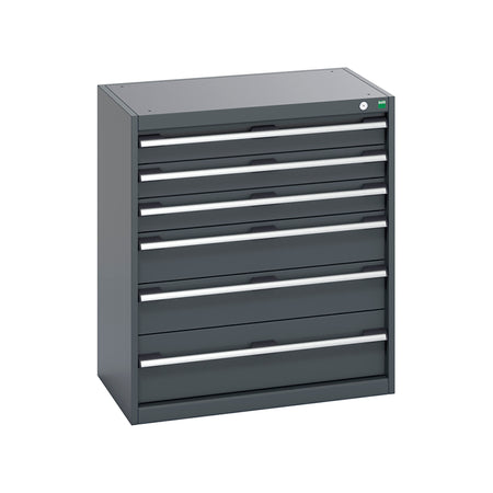 Bott Cubio 6 Drawer Cabinet 800x900mm Anthracite Grey