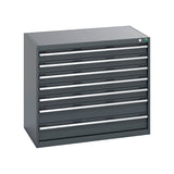 Bott Cubio 7 Drawer Cabinet 1050 Anthracite Grey
