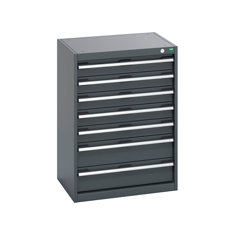 Bott Cubio 7 Drawer Cabinet 650 Anthracite Grey