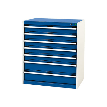 Bott Cubio 7 Drawer Cabinet 850 Gentian Blue