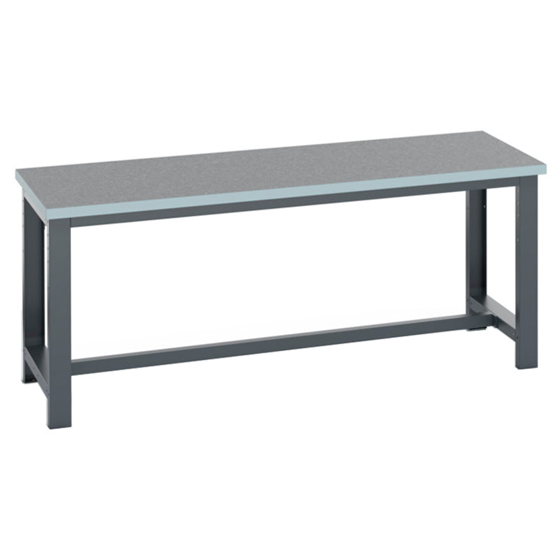 Bott Cubio Framework Bench 2000x750x840mm Lino Anthracite Grey