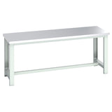 Bott Cubio Framework Bench 2000x750x840mm Stainless Steel Light Grey