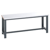 Bott Cubio Framework Bench 2000x750x840mm Steel Clad Anthracite Grey