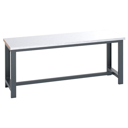 Bott Cubio Framework Bench 2000x750x840mm Steel Clad Anthracite Grey