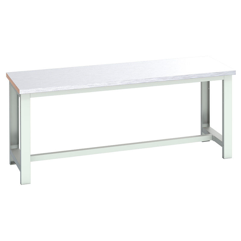 Bott Cubio Framework Bench 2000x750x840mm Steel Clad Light Grey