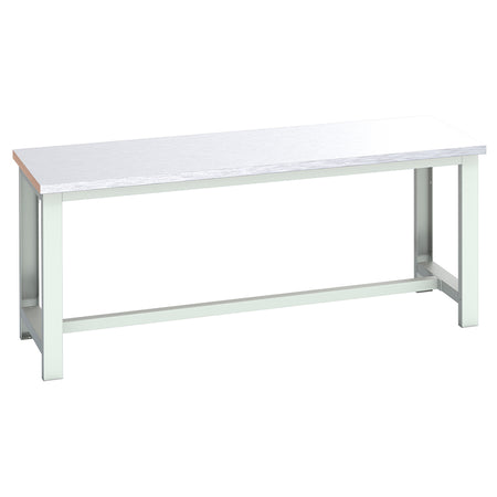 Bott Cubio Framework Bench 2000x750x840mm Steel Clad Light Grey