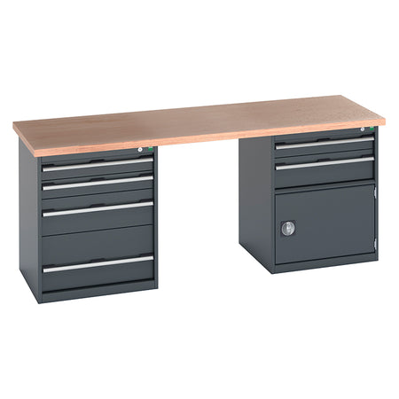 Bott Cubio Pedestal Island Bench (2000x750x840mm) - KC Supply