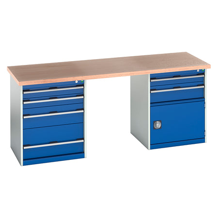 Bott Cubio Pedestal Island Bench (2000x750x840mm) - KC Supply