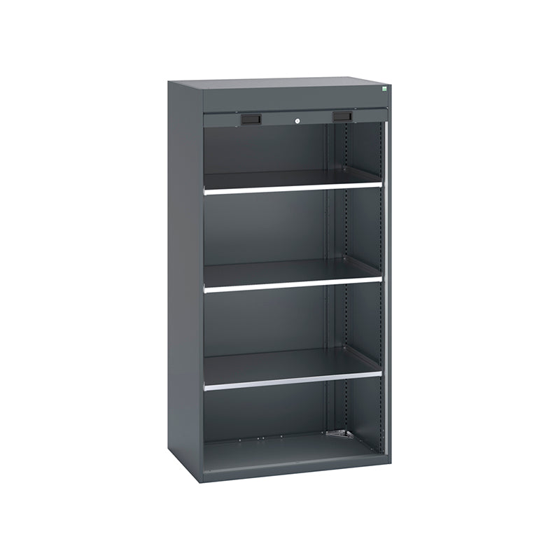 Bott Cubio Roller Shutter Workshop Cupboard Config B Anthracite Grey