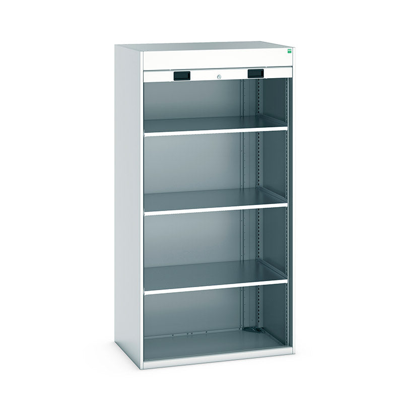 Bott Cubio Roller Shutter Workshop Cupboard Config B Light Grey