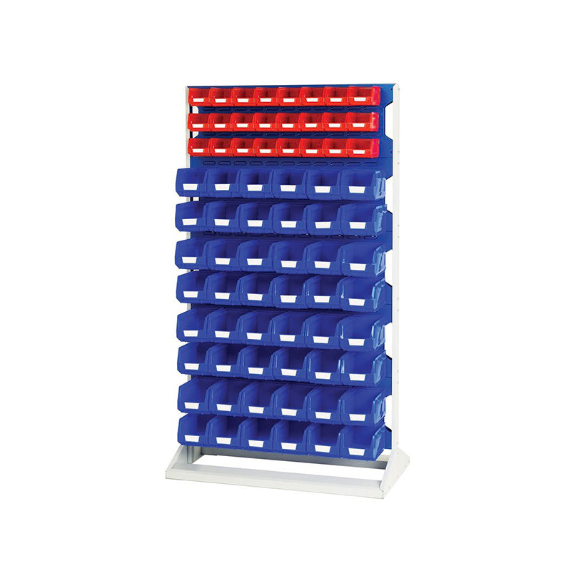 Bott Louvre Double Sided Panel Rack with Bin Kit - KC Supply