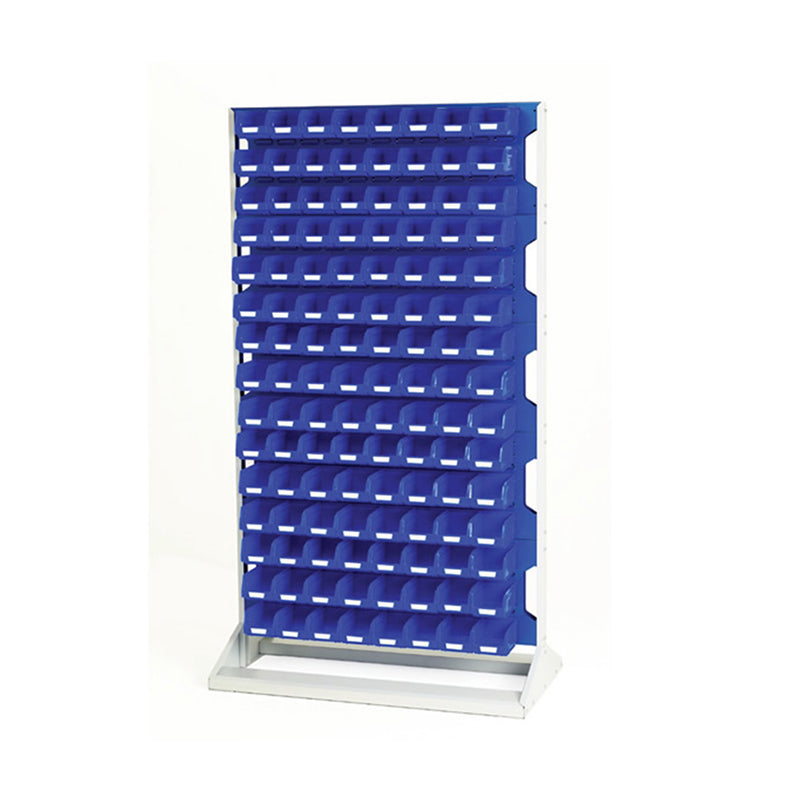 Bott Louvre Double Sided Panel Rack with Bin Kit - KC Supply
