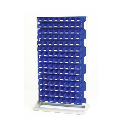 Bott Louvre Double Sided Panel Rack with Bin Kit - KC Supply