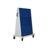 Bott Perfo Combi Panel Trolley 3 Perfo 3 Louvre Gentian Blue