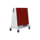 Bott Perfo Panel Trolley 4 Panels Crimson Red