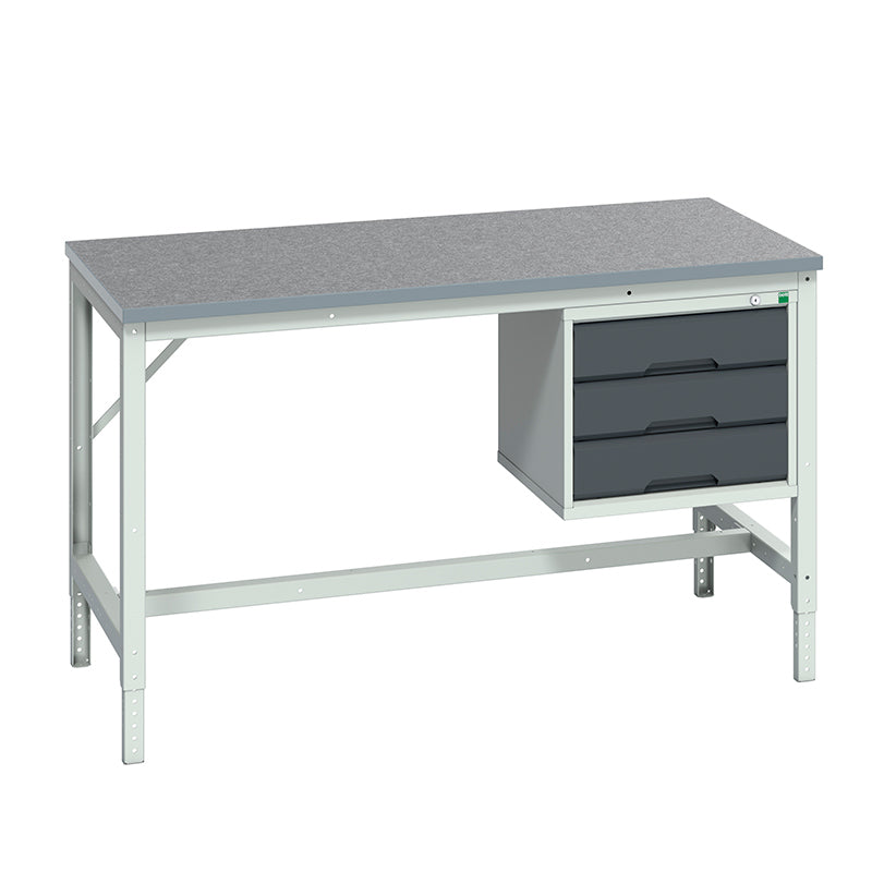 Bott Verso 3-Drawer Cabinet Framework Bench - KC Supply