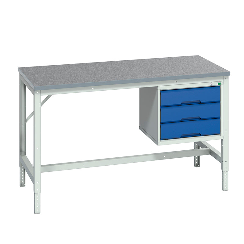 Bott Verso 3-Drawer Cabinet Framework Bench - KC Supply