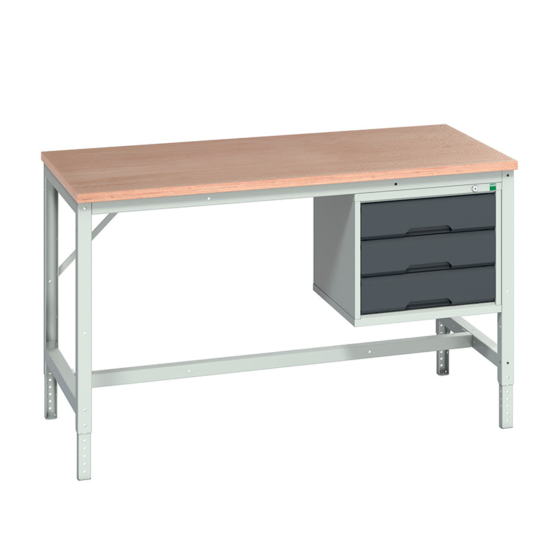 Bott Verso 3-Drawer Cabinet Framework Bench - KC Supply