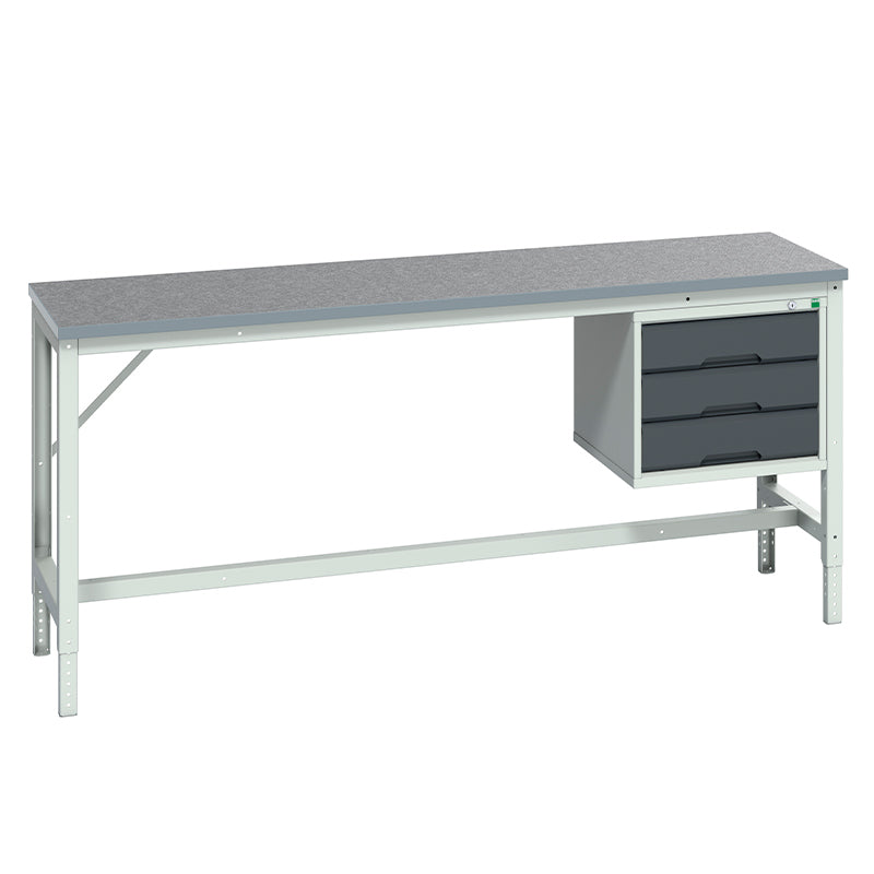Bott Verso 3-Drawer Cabinet Framework Bench - KC Supply
