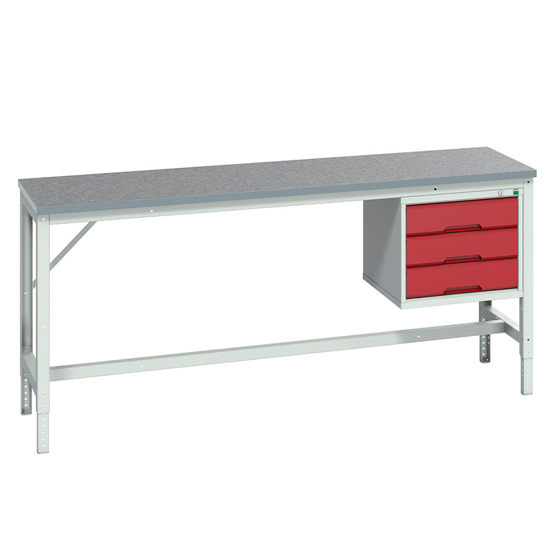 Bott Verso 3-Drawer Cabinet Framework Bench - KC Supply