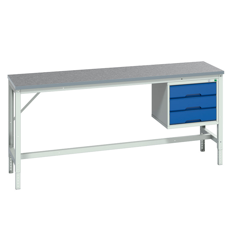 Bott Verso 3-Drawer Cabinet Framework Bench - KC Supply