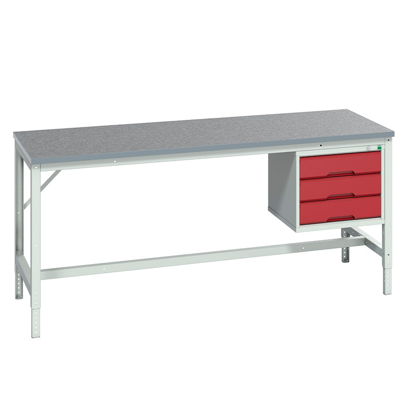 Bott Verso 3-Drawer Cabinet Framework Bench - KC Supply