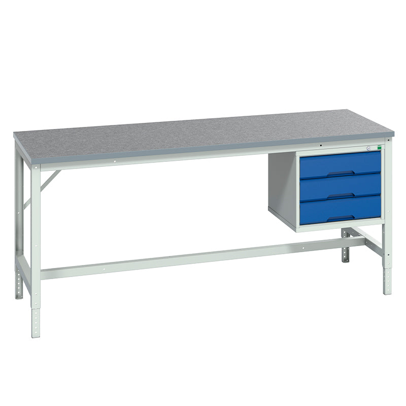 Bott Verso 3-Drawer Cabinet Framework Bench - KC Supply