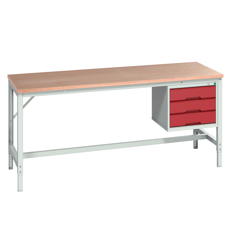 Bott Verso 3-Drawer Cabinet Framework Bench - KC Supply