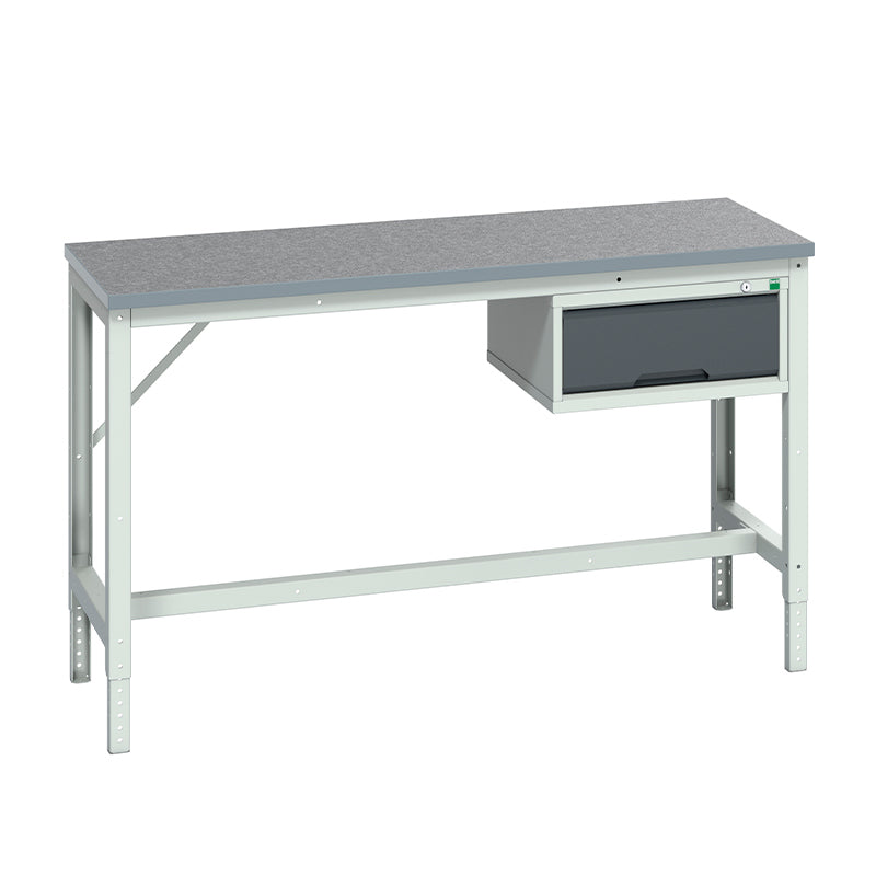 Bott Verso Adjustable Framework Bench with Drawer Cabinet - KC Supply