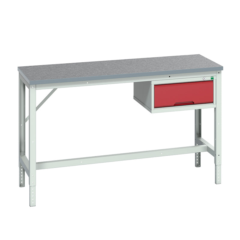 Bott Verso Adjustable Framework Bench with Drawer Cabinet - KC Supply