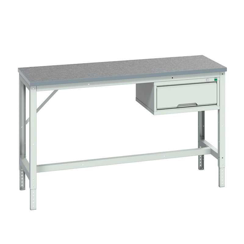 Bott Verso Adjustable Framework Bench with Drawer Cabinet - KC Supply