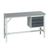 Bott Verso Adjustable Framework Bench with Drawer Cabinet - KC Supply