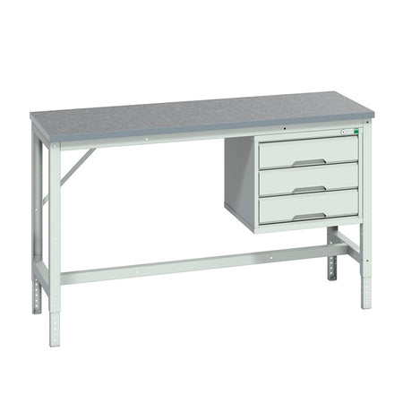 Bott Verso Adjustable Framework Bench with Drawer Cabinet - KC Supply