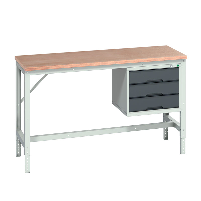 Bott Verso Adjustable Framework Bench with Drawer Cabinet - KC Supply