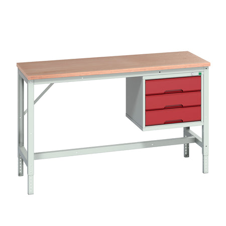 Bott Verso Adjustable Framework Bench with Drawer Cabinet - KC Supply