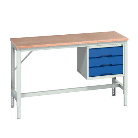 Bott Verso Adjustable Framework Bench with Drawer Cabinet - KC Supply